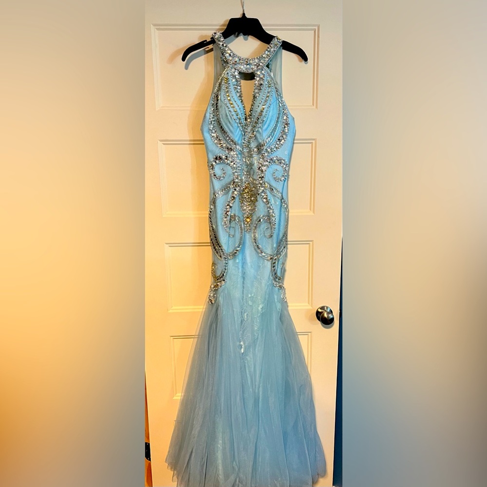 Light blue formal dress